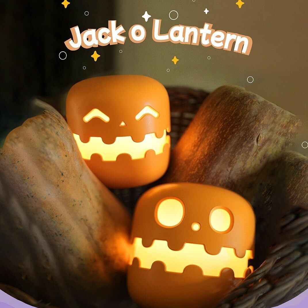 Spooky-Cute Pumpkin LED Night Lamp